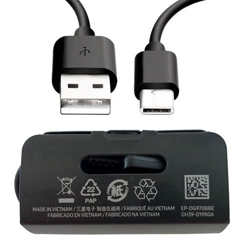 Cabo de dados Preto Samsung USB / USB-C -  GH39-01980A