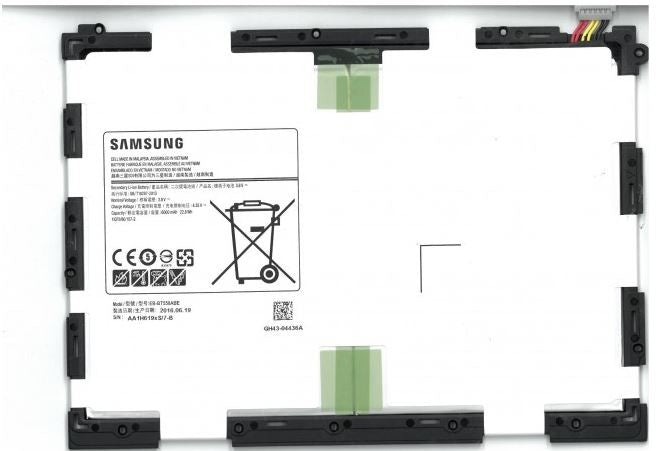 Samsung Tablet Battery Samsung Sm-T555 Eb-Bt550Abe,6000Mah