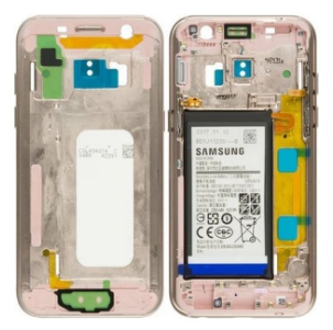Frame Traseiro Dourado Samsung Galaxy A3 2017 - GH82-13667B