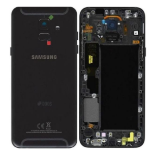 Black Back Cover for Samsung Galaxy A6 - GH82-16423A