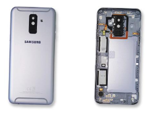 Gray Back Cover for Samsung Galaxy A6 Plus - GH82-16431B