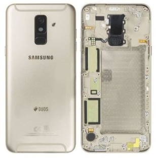 Gold Back Cover for Samsung Galaxy A6 Plus - GH82-16431D