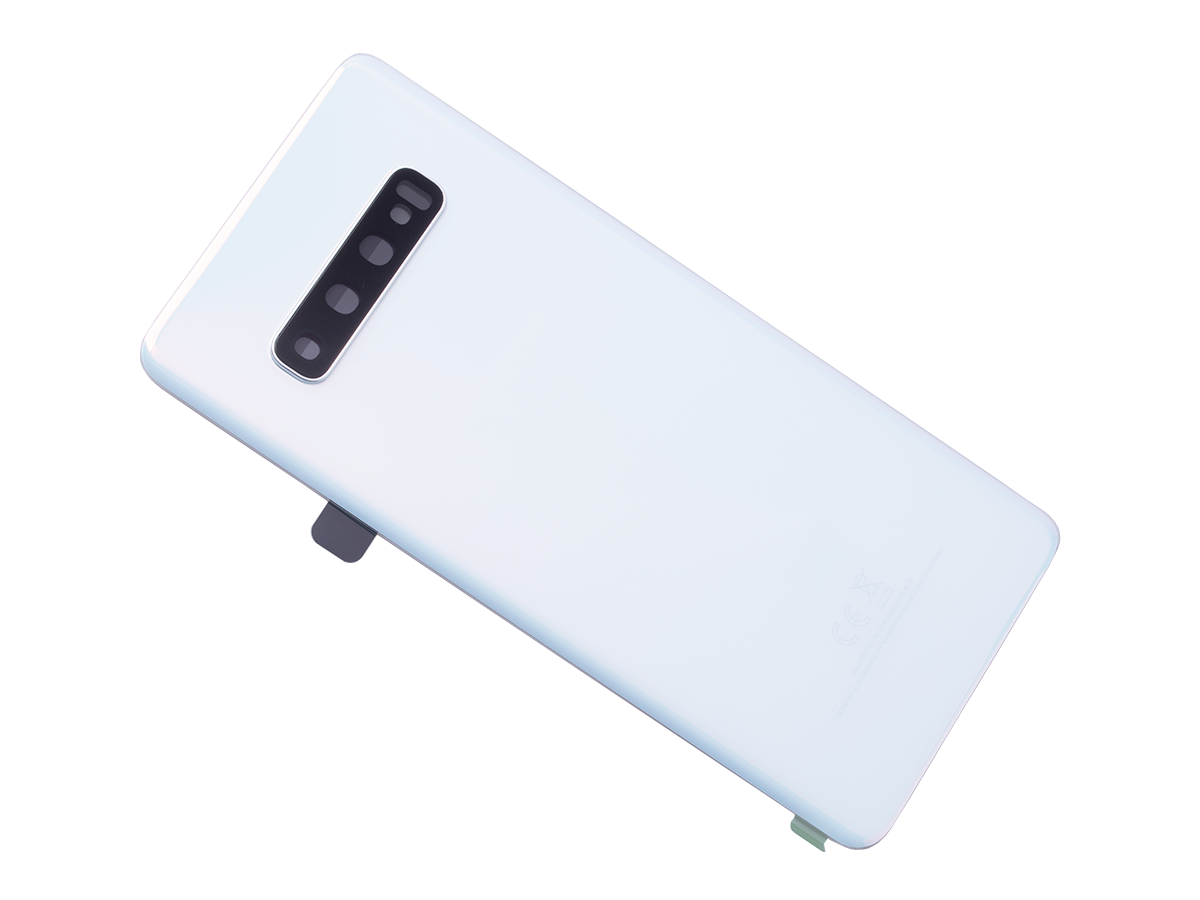 Tampa Bateria Samsung Galaxy S10 Plus (G975F) Back Cover White - Gh82-18406F
