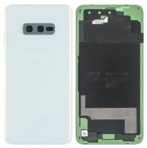 Tampa da bateria branco prisma para Samsung Galaxy S10e - GH82-18452F