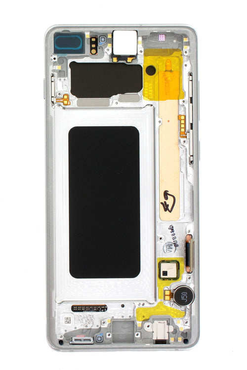 LCD Display Screen + Touch Samsung Sm-G975F Galaxy S10 Plus White- Gh82-18834B
