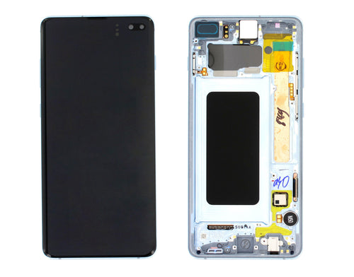 LCD Display Screen + Touch Samsung Sm-G975 Galaxy S10+ / S10 Plus Prism Blue - Gh82-18849C