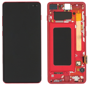 LCD Display Screen + Touch Vermelho Samsung Galaxy S10+ - GH82-18849H