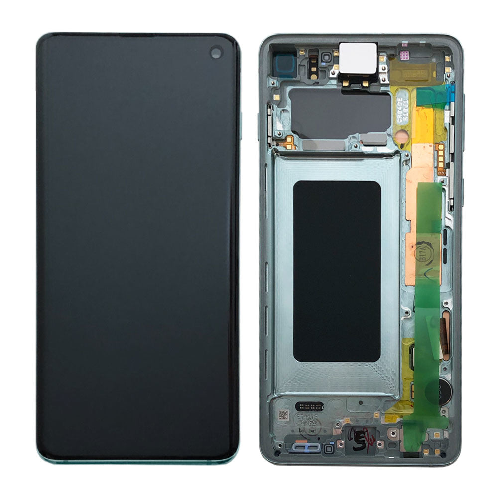 LCD Display Screen + Touch Samsung S10 G973F Green - GH82-18850E