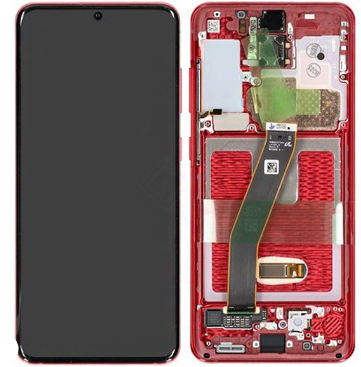 LCD Display Screen + Touch Vermelho Samsung Galaxy S20 - GH82-22123E