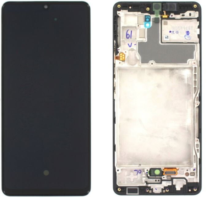 Samsung Galaxy A42 5G A426B - Tela LCD + Tela sensível ao toque preta - GH82-24375A