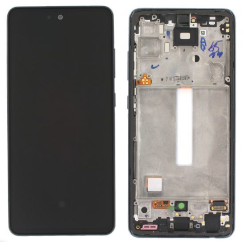 Samsung Galaxy SM-A526 / A525 (A52 5G / 4G 21 sem bateria) Display LCD / Tela + Touch Blue - GH82-25754B