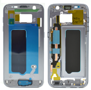 Frame de Metal Frontal Preto Samsung Galaxy S7 - GH96-09788A