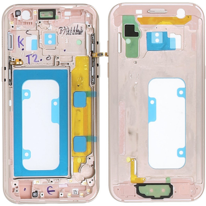 Frame Frontal Rosa Samsung Galaxy A3 2017 - GH96-10575D