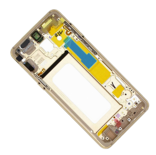 Frame Frontal Dourado Samsung Galaxy A8 2018 - GH96-11295C