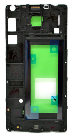 Frame Frontal Preto Samsung Galaxy A5 - GH98-35662A