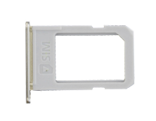 Gold SIM card cover for Samsung Galaxy S6 Edge - GH98-37692A