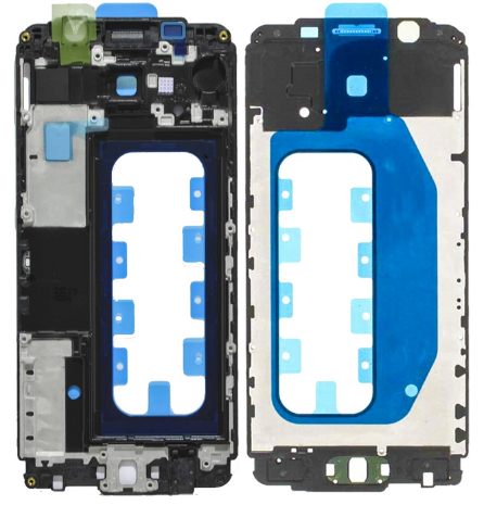 Frame Frontal Branco Samsung Galaxy A3 2016 - GH98-38666C