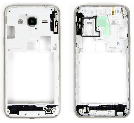 Frame Traseiro Dourado Samsung Galaxy J3 2016 - GH98-38689B