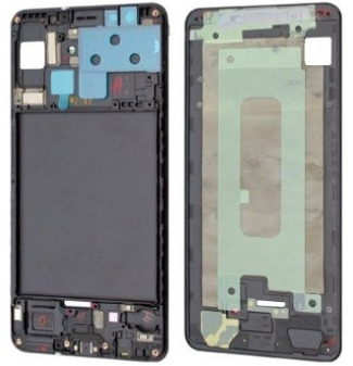 Black Front Frame Samsung Galaxy A7 2018 - GH98-43588A