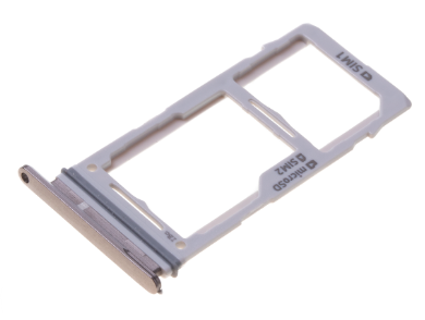 Sim + suporte para bandeja de cartão de memória Prisma preto Samsung Galaxy S10 - GH98-43713A