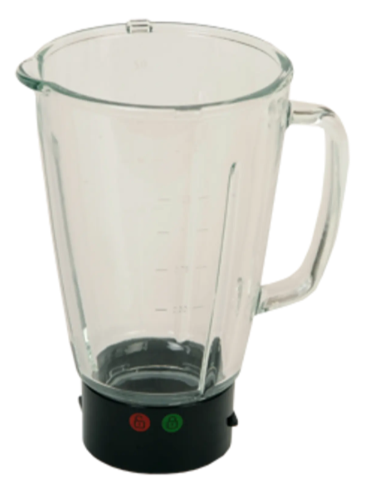 Glass blender jar with base - MS-0A11435