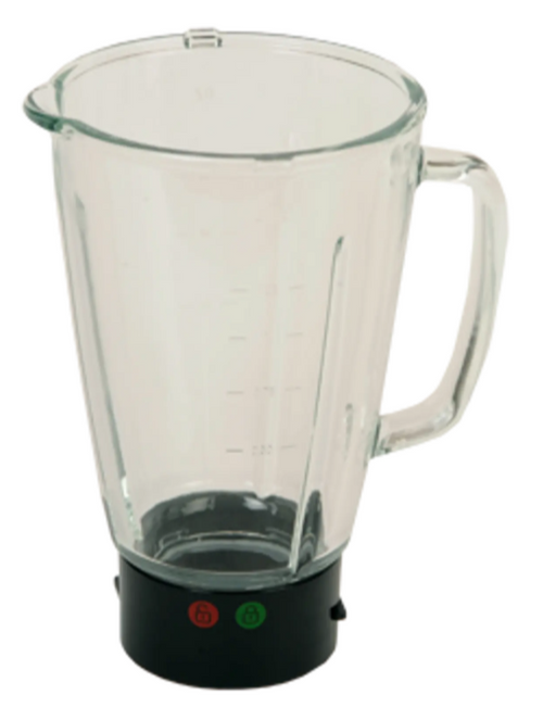 Glass blender jar with base - MS-0A11435