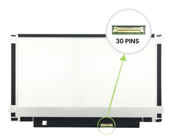 LCD Display Chi Mei 11.6 WXGA HD - 1366x768 LED Glossy - NV116WHM-N45
